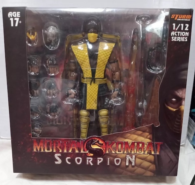 Mortal Kombat II MK2 Scorpion Action Figure