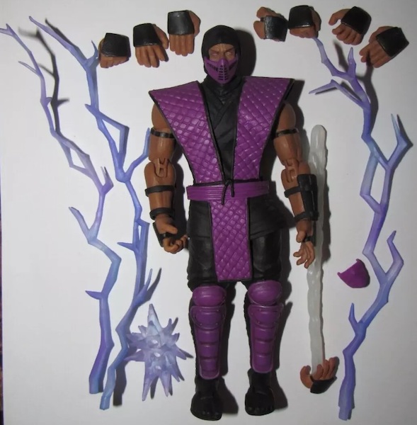 Mortal Kombat Rain Action Figure out of the box