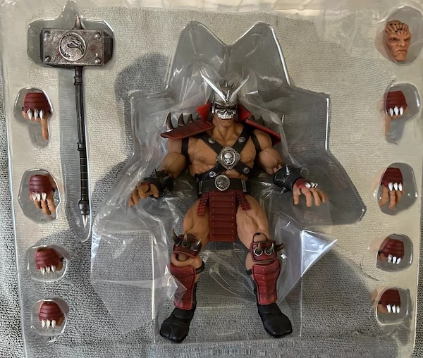 Storm Collectibles Mortal Kombat Shao Kahn Action Figure out of the box