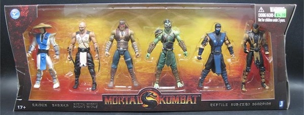Mortal Kombat 20th Anniversary 6 Figure set