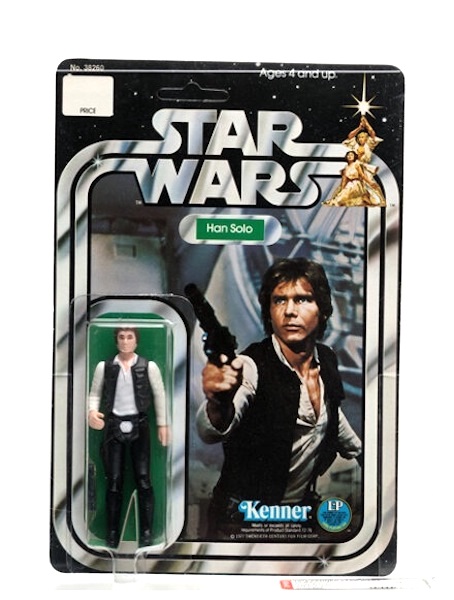 Star Wars Han Solo 12 Back A (Small Head) AFA 85. Click to value or sell one