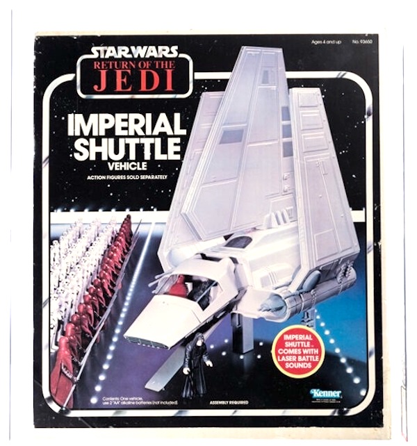 Star Wars Return of the Jedi Imperial Shuttle AFA 85. Click to value or sell yours
