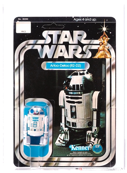 Star Wars Artoo-Detoo (R2-D2) 12 Back Carded AFA 85 NM+. Click to sell or value one today