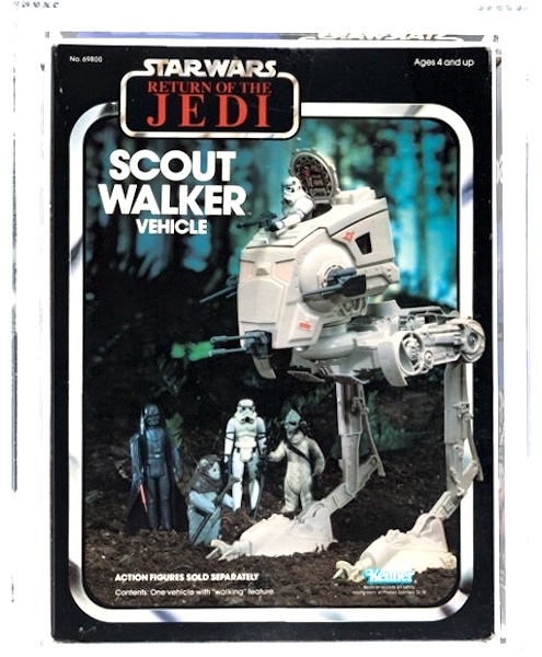 Star Wars Return of the Jedi Scout Walker Vehicle AFA 80. Click to value or sell one