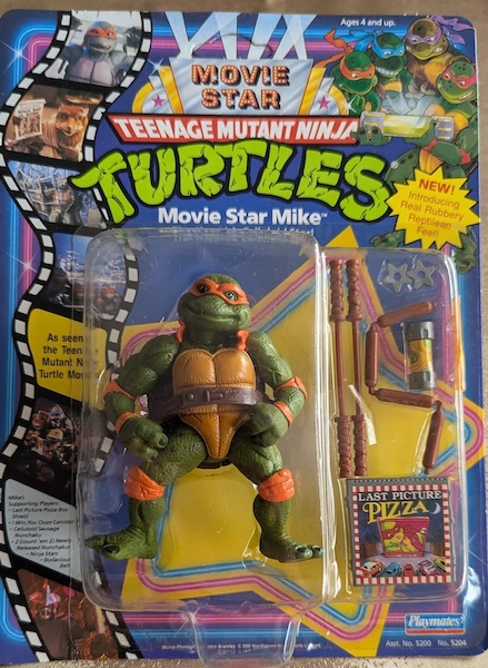 Playmates TMNT action figure Movie Star Mike