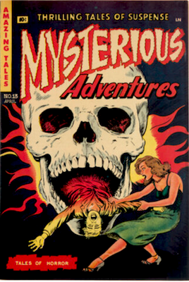Mysterious Adventures #13: Classic skull cover