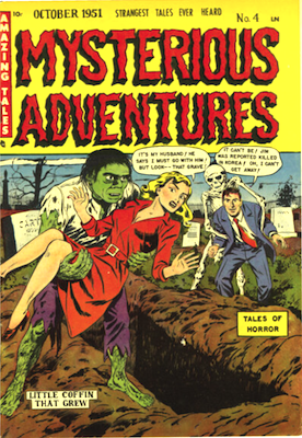 Mysterious Adventures #4: pre-Code horror comic