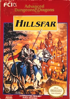 Dungeons and Dragons video games: NES Hillsfar (1993). Click to sell or appraise your copy