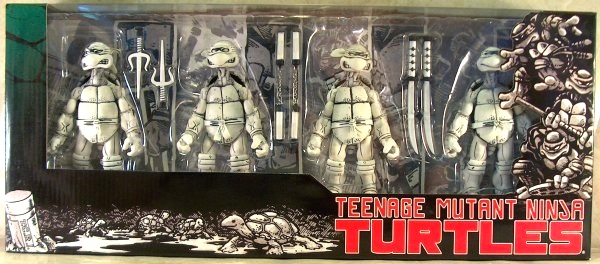 Teenage Mutant Ninja Turtles Black and White Mirage 4-Pack Box Set. Click to have yours appraised