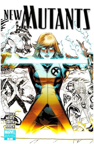 New Mutants 1 Sketch Cover (2009). Click to sell or appraise yours
