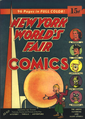 New York World's Fair 1939: Blonde Superman cover