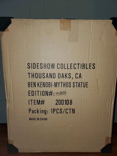 Star Wars Premium Format Obi-Wan Kenobi Mythos Statue box