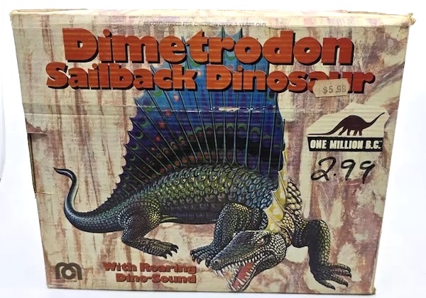 Mego One Million BC Dimetrodon Sailback Dinosaur Action Figure. Click for values