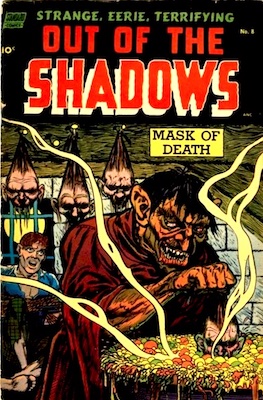 Out of the Shadows #8: Classic shrunken heads cover