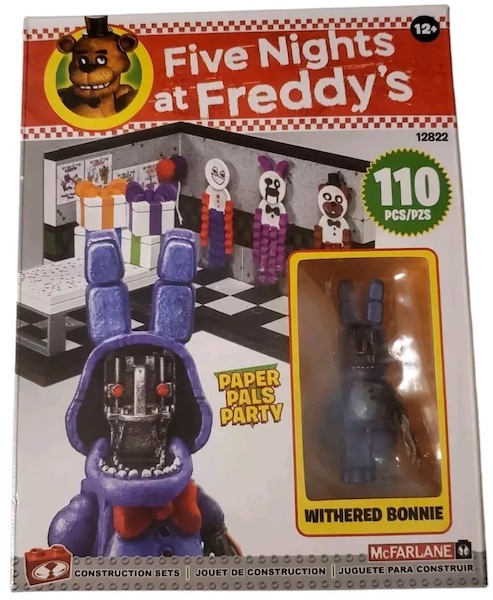Five Nights At Freddy's Paper Pals Party Construction Set. Click for a free appraisal