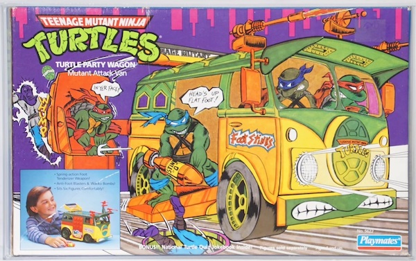 Teenage Mutant Ninja Turtles Party Wagon playset by Playmates