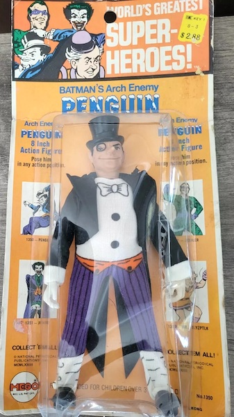 Mego Penguin Action Figure. Click to have yours valued free of charge