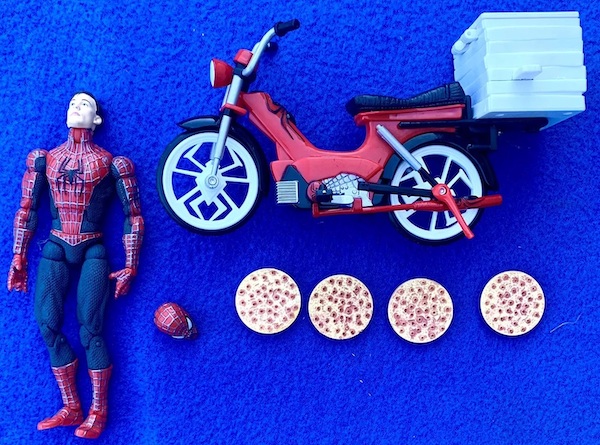 Spider-Man 2 Spider-Man action figure out of the box. Click to value yours