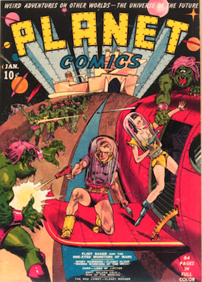 Planet Comics #1: Rare first issue of sci-fi series. Click for a free valuation if you have one