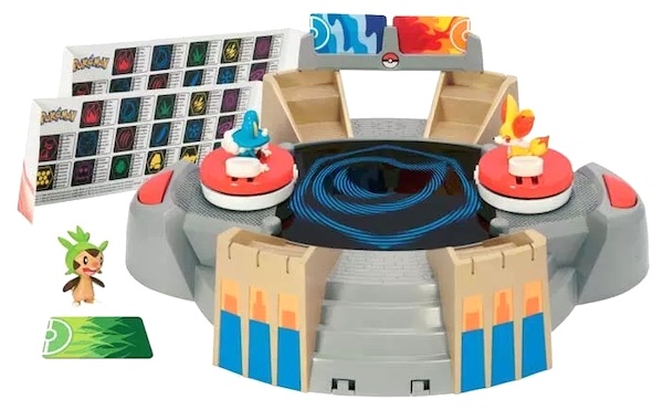 Pokemon Stadium Battle Arena Playset assembled. Click to have yours valued free