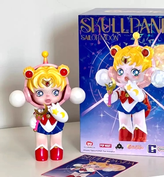 Pop Mart Skullpanda X Sailor Moon Figure. Click to value or sell yours