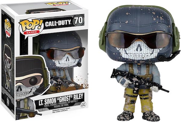 Funko Pop Call of Duty Muddy Simon "Ghost" Riley. Click for a free appraisal