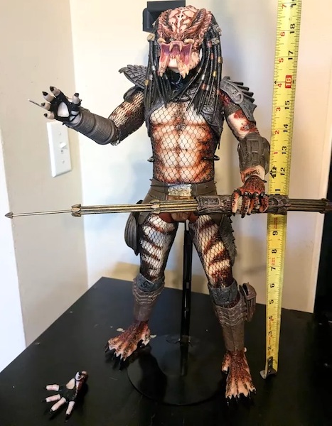 NECA Predator 18" Unmasked Predator Action Figure out of the box. Click for values