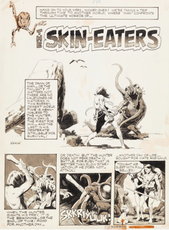 Web of Horror #1: 4 page story by Ralph Reese