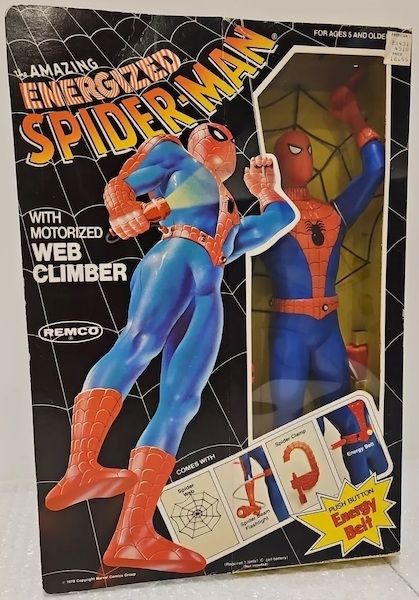 Energized Amazing Spider-Man by Remco. Click for a free appraisal of yours