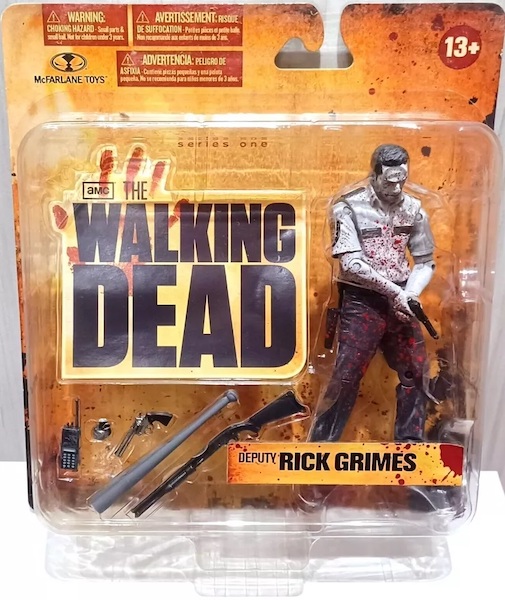 Walking Dead Series 1 Rick Grimes Black and White Variant. Click to value yours