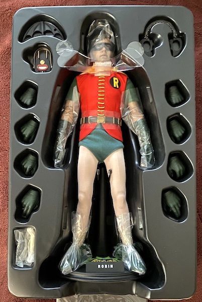 Batman TV Series MMS219 1/6 Scale Robin open box. Click to sell one today