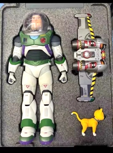 Toy Story Buzz Lightyear Robot Space Ranger Action Figure open box. Click for a free appraisal