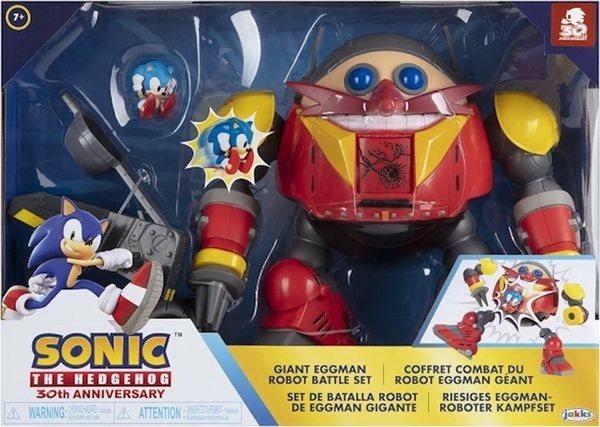 Sonic the Hedgehog 30th Anniversary Giant Eggman Robot Battle Playset. Click for appraisal