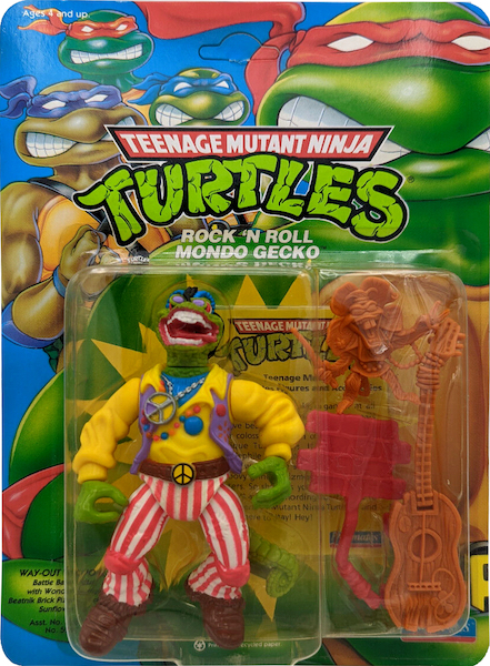Teenage Mutant Ninja Turtles figures Rock 'n Roll Mondo Gecko