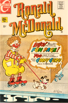 Ronald McDonald #1 (1970): 1st Ronald McDonald in comics. Click to sell one