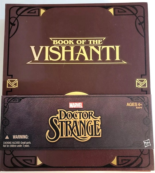 2018 SDCC Marvel Legends Doctor Strange Book of Vishanti. Click for appraisal