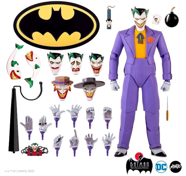 SDCC 2022 Batman Animated Series The Joker 1/6 Action Figure out of the box. Click for a free valuation or to sell