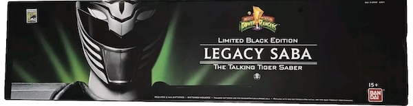 SDCC Power Rangers Black Edition Legacy Saba Sword. Click for a free appraisal of yours