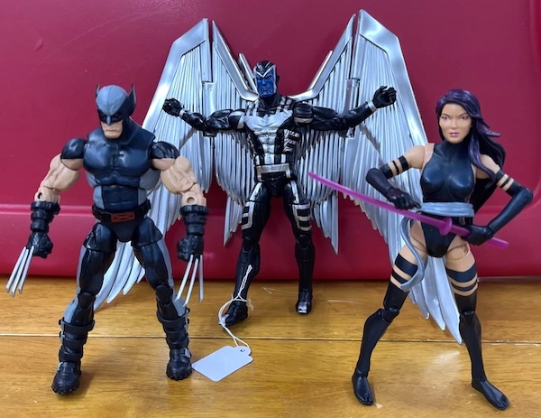 2012 SDCC Marvel Legends Uncanny X-Force The Fall of Archangel 3 Figure Box Set out of the box. Click for a free appraisal
