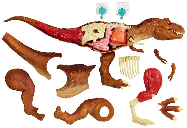 Jurassic World STEM Tyrannosaurus Rex Anatomy kit out of the box Jurassic World STEM Tyrannosaurus Rex Anatomy kit out of the box