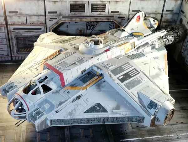 Haslab Star Wars Vintage Collection Ghost out of the box. Click to value or sell one