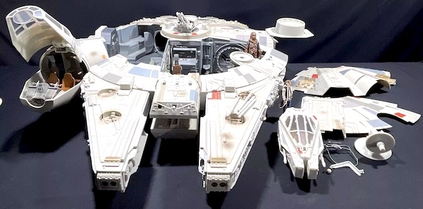 Star Wars Legacy Collection Millennium Falcon out of the box. Click to value or sell yours