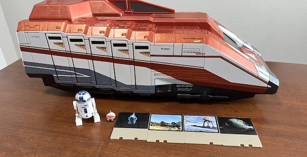 Star Wars Exclusive Star Tours Starspeeder 1000 out of the box. Click to value or sell one