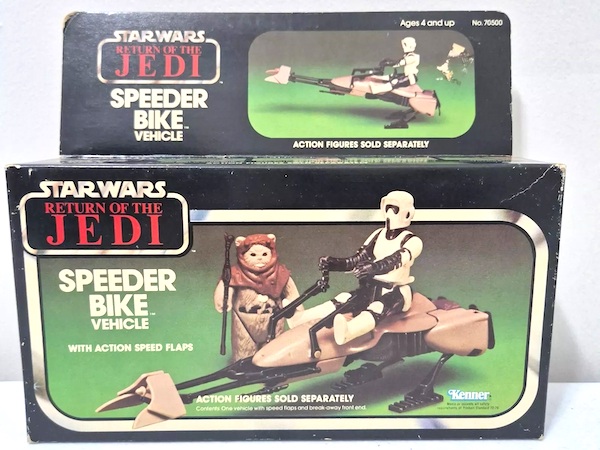 Star Wars Return Of The Jedi Speeder Bike (1983). Click to value or sell one