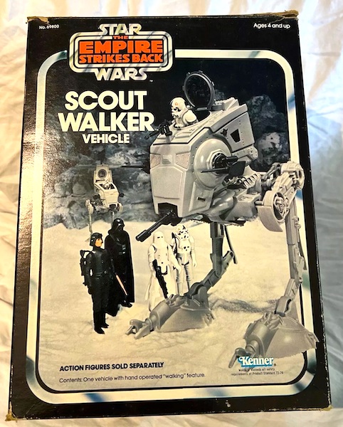 Star Wars Empire Strikes Back Scout Walker AT-ST (1981). Click to value or sell yours