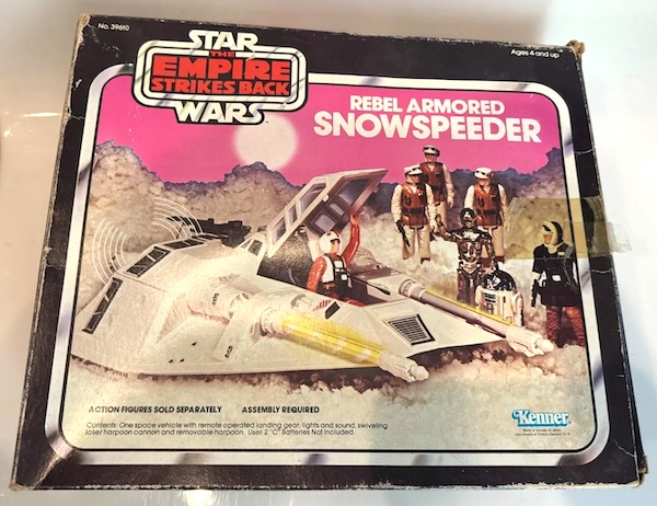 Star Wars Empire Strikes Back Snowspeeder (1980). Click to sell or value one
