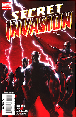 Secret Invasion #1: Made into Disney+ miniseries. Click for values
