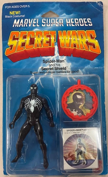 Marvel Super-Heroes Secret Wars Black Suit Spider-Man. Click to value yours