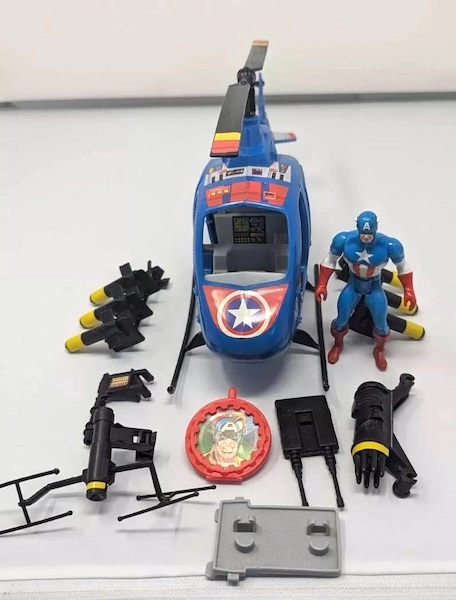 Marvel Secret Wars Turbocopter out of the box. Click to sell or value one
