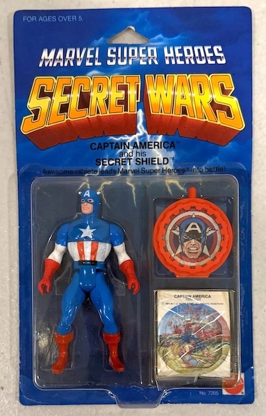 Marvel Secret Wars Captain America Figure. Click to sell or appraise one